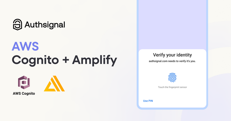 Passkeys Support for AWS Cognito & Amplify