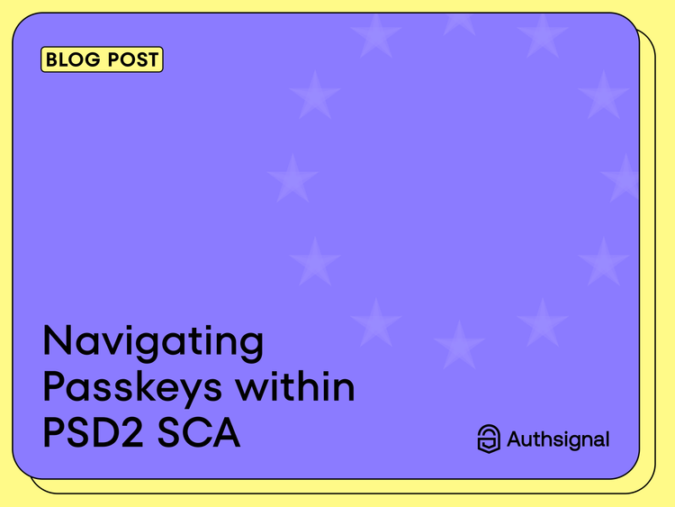 Navigating Passkeys within SCA PSD2