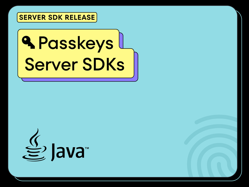 Java Passkeys back-end SDK